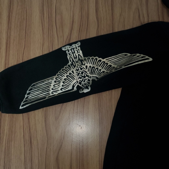 Rare BOY London Gold Wings Black  Hoodie Medium 2015 Tokyo Runway - Picture 8 of 11